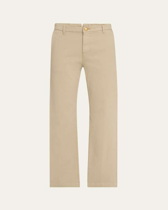 Hope Straight-Leg Stretch Cotton Pants